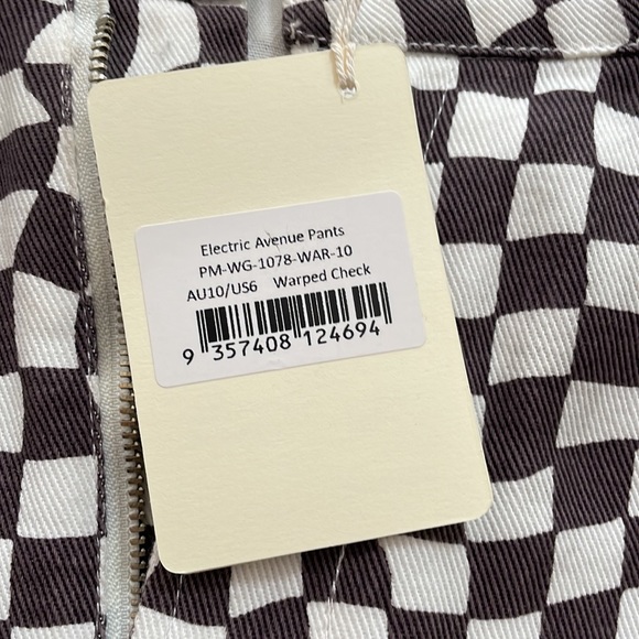 NEW Peppermayo Exclusive - Electric Avenue Pants - Warped Checkered pants - Picture 4 of 8